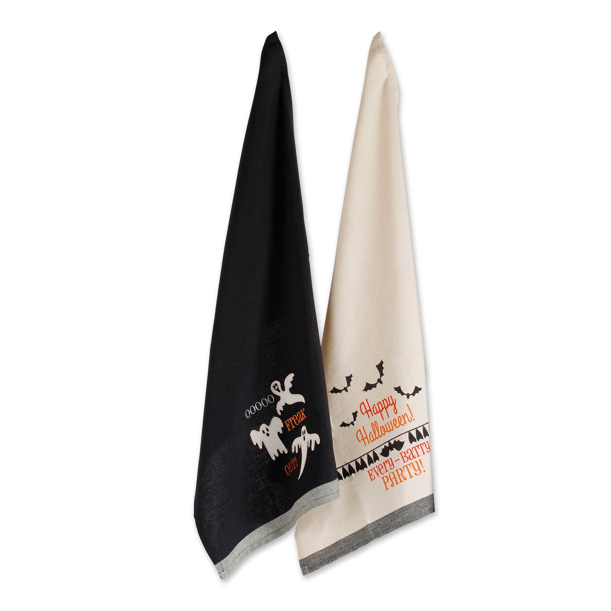 DII® Everybatty Party Printed Dishtowels, 2ct.